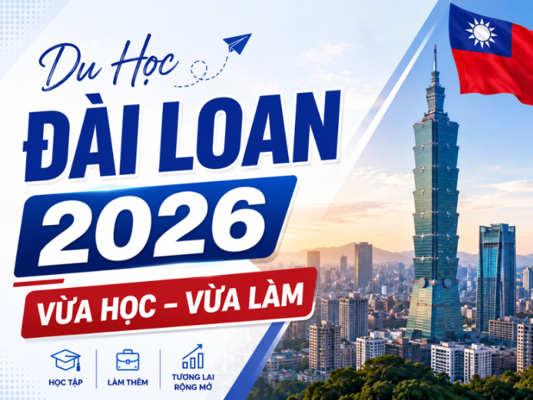 du học vừa học vừa làm đài loan 2026