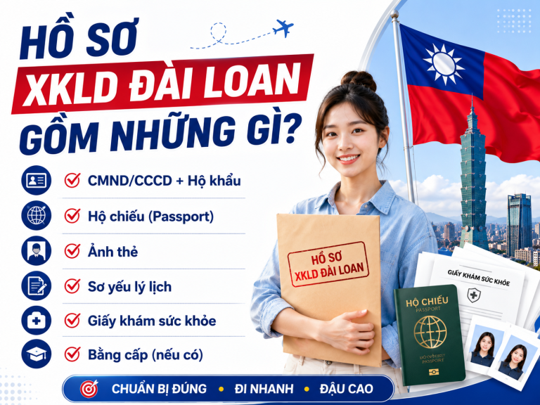 Hồ sơ đi xuất khẩu lao động Đài Loan gồm những gì