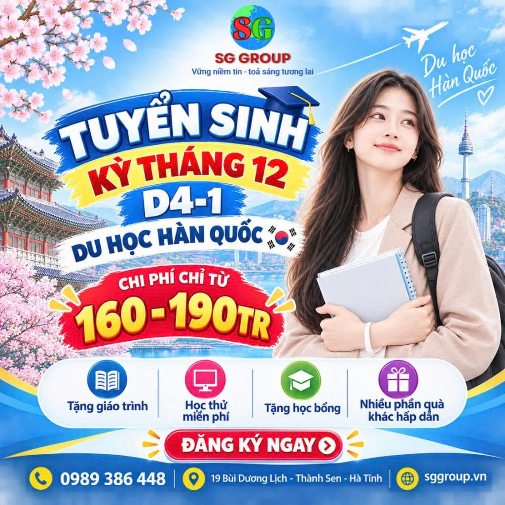 du học Hàn Quốc hệ D4-1